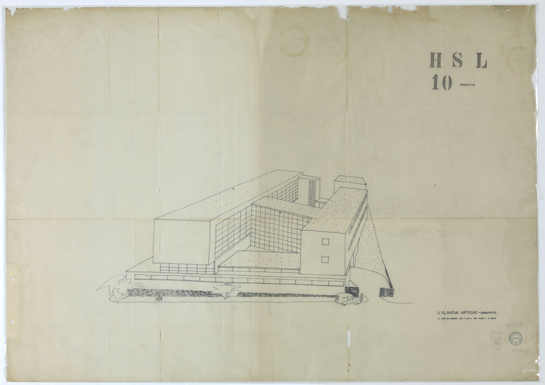 desenho do acervo vilanova artigas